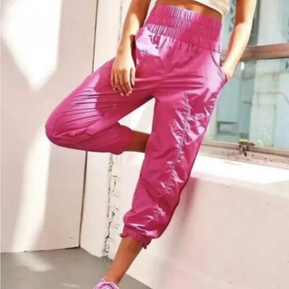 Free People Movement The Way Home Pink Jogger Pants Small